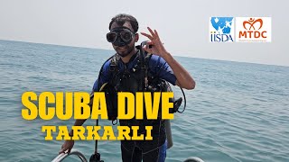 Scuba Diving At Tarkarli  Discover Scuba Diving Course Experience 2024  MTDC IISDA PADI  Part 2 [upl. by Lakim]