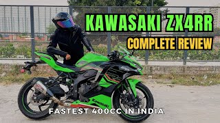 Kawasaki Zx4RR Complete Review 😍 Fastest 400cc in India [upl. by Ahsekel]