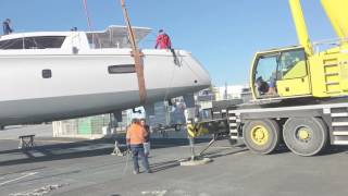 The Launch Outremer 5X quotHexequot – Take her to sea [upl. by Ranit997]