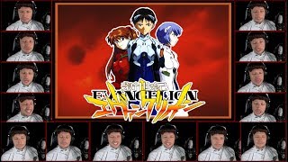 Neon Genesis Evangelion Opening Theme  Acapella Cover quotA Cruel Angels Thesisquot [upl. by Nimajnab]