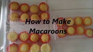 Filipino Coconut Macaroons pang Business Part 2  How to make Macaroons  Taste Buds PH [upl. by Trometer]