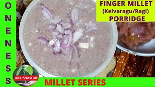 KELVARAGU KHOOL  Finger Millet Khool  Ragi Porridge [upl. by Gasper323]