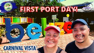 BELIZE  FIRST PORT DAY  CARNIVAL VISTA  SAILABRATION CRUISE [upl. by Ettevad837]