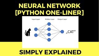 Neural Network in Python ONELINER TUTORIAL [upl. by Korey797]