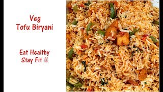 Veg Tofu Biryani  Eastern Hyderabadi Biryani Masala  Indian Veg Biryani  Spicy Tofu Rice [upl. by Elleiand]