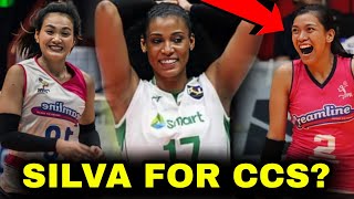 SILVA FOR CREAMLINE What If Gyselle Silva will Play as an Import in Creamline for PVL 2022 [upl. by Hillery]