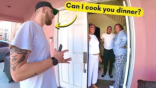 Asking Strangers in Compton to Cook Them Dinner in THEIR Home [upl. by Giovanni]