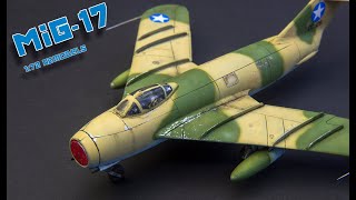 MiG17 Somalian Air Force 172 Az models Full Video Build [upl. by Assylem]