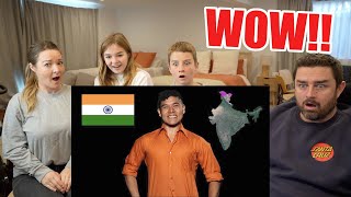 New Zealands Family React to Geography Now INDIA What an Amazing Country [upl. by Carrie]