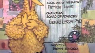 Classic Sesame Street  Episode 600 credit crawl [upl. by Caine]