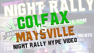 Colfax HS Night Rally Hype Video 2024 [upl. by Gnel]