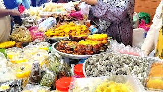 Pasar Payang Kuala Terengganu  Malaysian Foods [upl. by Eutnoj]