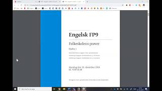 Instruktion til den skriftlige eksamen i engelsk [upl. by Nahsad]