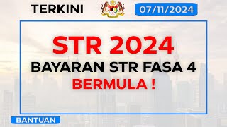 Bayaran Bantuan STR Fasa 4 Disalurkan Secara Berperingkat di Seluruh Negara [upl. by Melak]