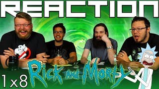 Rick and Morty 1x8 REACTION quotRixty Minutesquot [upl. by Grosz]