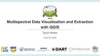 Workshop Multispectral Data Visualization and Extraction with QGIS [upl. by Anceline]