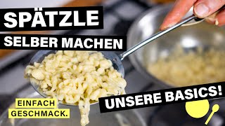 SPÄTZLETEIG selber machen  einfachgeschmack [upl. by Mena]