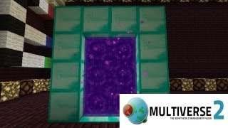 Minecraft Plugins MultiversePortals [upl. by Yrred]