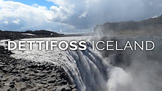 Dettifoss Waterfall Iceland  Most Powerful Waterfall in Europe  Iceland hiking RoadTrip [upl. by Naeloj]