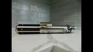 LIGHTSABER REVIEW Galaxys Edge Anakins Legacy Lightsaber [upl. by Tally]