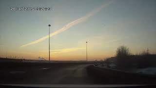 P4 Video Clips of the Chelyabinsk Meteor Event [upl. by Adnoloy]