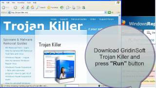 How to remove Windows Repair virus using GridinSoft Trojan Killer [upl. by Yrocal689]