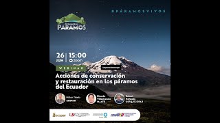 Acciones de conservación y restauración en los páramos del Ecuador [upl. by Zara]