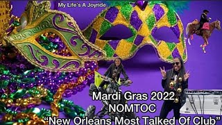 Mardi Gras 2022 NOMTOC Parade in New Orleans LA Part 2 [upl. by Einafats183]