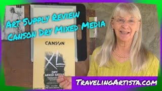 Canson MultiMedia Sanded XL paper  Product Review [upl. by Anoel121]