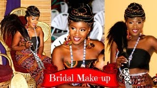 Bridal Makeup for quotQueen of Bamendaquot [upl. by Eeleimaj953]