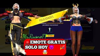 🚨🤯 EMOTE GRATIS SOLO HOY ADULADOR DEL PUBLICO EN FREE FIRE 💥 🤯 [upl. by Murphy]