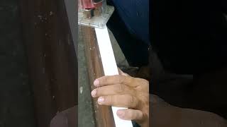 How to trim Edge band woodworking wood woodwork wooden shorts shortvideo [upl. by Gavin]