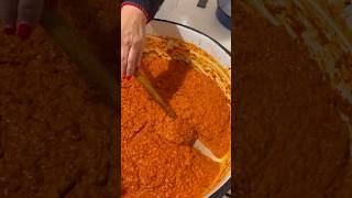 Domaci ajvar 😍❤️ ajvar balkan paprika foodlover [upl. by Otrebogad]