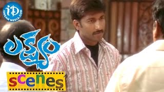 Lakshyam Movie Scenes  Gopichand Warning Anushkas Father Ahuti Prasad [upl. by Oakie]