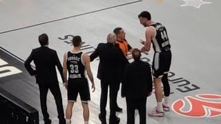 Frank Kaminsky Partizan Belgrade Euroleague Highlights 2024 [upl. by Anilag]