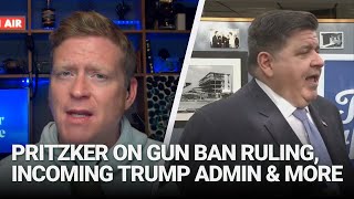 Pritzker on gun ban ruling incoming Trump admin and more [upl. by Adikram642]