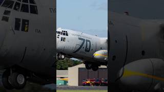 c130 at RIAT 24 hellenicairforce riat militaryaviation plane airshow military plane avgeek [upl. by Harbard297]