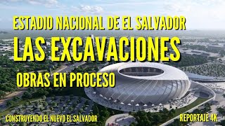 Las Excavaciones Del Nuevo Estadio Nacional El Salvador HD [upl. by Acirat857]