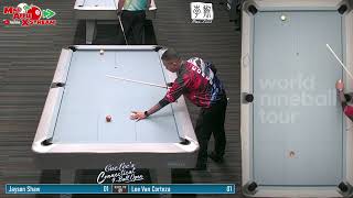 Jayson Shaw Vs Lee Van Corteza  US 1 Billiards CueLees Connecticut 9Ball Open [upl. by Anihpesoj624]