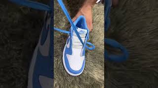 How to lace Nike Dunks ❗️ Different lace style… [upl. by Giliane98]