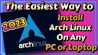 How To Install Arch Linux On Any PC or Laptop FAST WAY [upl. by Reh574]