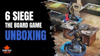 Six Siege The Board Game  Unboxing [upl. by Caffrey]