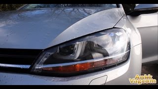 VW Golf 7 5G LED DRL and Blinker in opposite phase [upl. by Tindall]