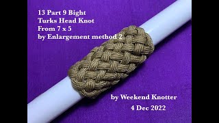 13 Part 9 Bight Turks Head Knot Remake [upl. by Airamanna]