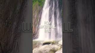 Tranquil Waters  POV Waterfalls  Bali [upl. by Oinafipe]