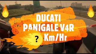 Ducati Panigale V4R TOP SPEED Run  Real Top Speed 2019 [upl. by Ityak357]