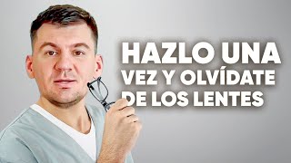 5 ejercicios que ayudan a olvidarse de los lentes ¡Hazlos ahora [upl. by Denys]