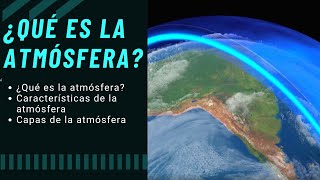 ¿Qué es la atmósfera [upl. by Anaeel]