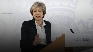 Brexit UK to quit single market and look beyond Europe  Theresa May [upl. by Diley622]