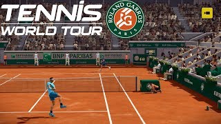 Tennis World Tour  ROLAND GARROS EDITION  Rafael Nadal vs Roger Federer [upl. by Freemon246]